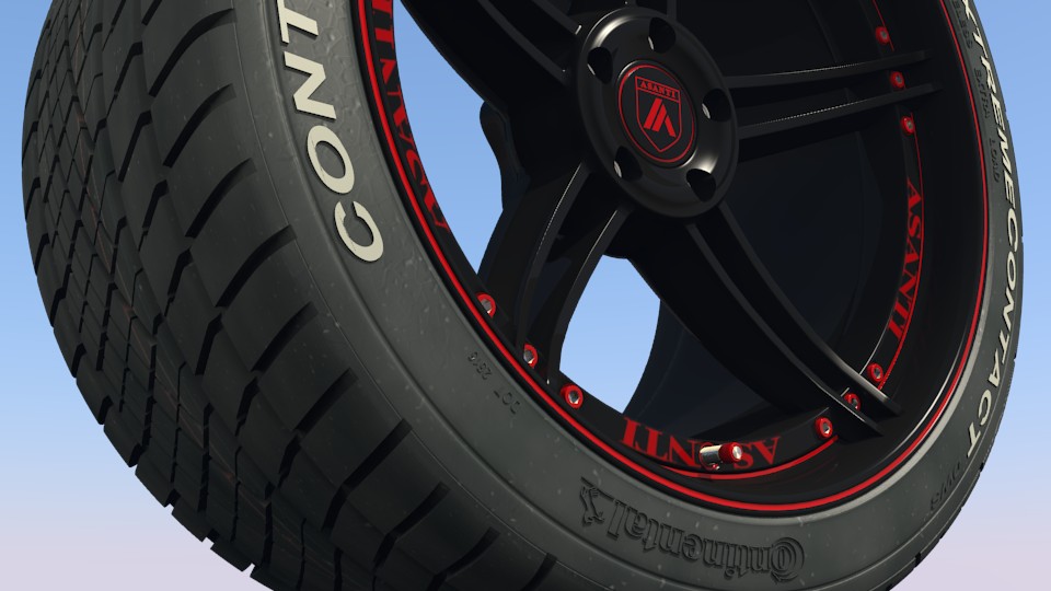 Asanti wheel 10x19 w. Conti ExtremeContact tyre preview image 6