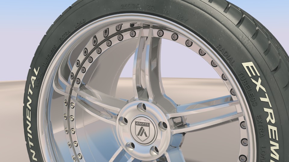 Asanti B1 wheel w. Conti ExtremeContact tyre preview image 2