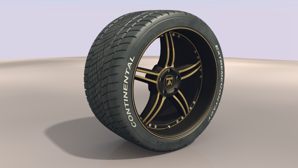 Asanti B1 wheel w. Conti ExtremeContact tyre preview image 3