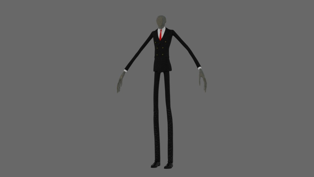Slender Man Textured 4K preview image 3