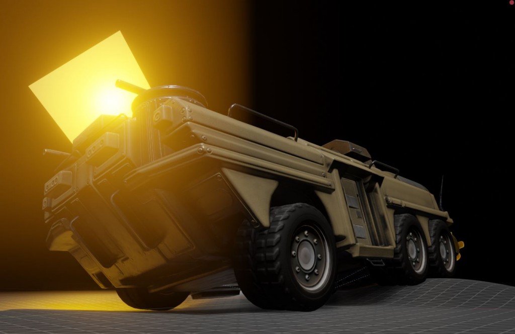 Amphibious Tank in Blender 2.8 Eevee preview image 8