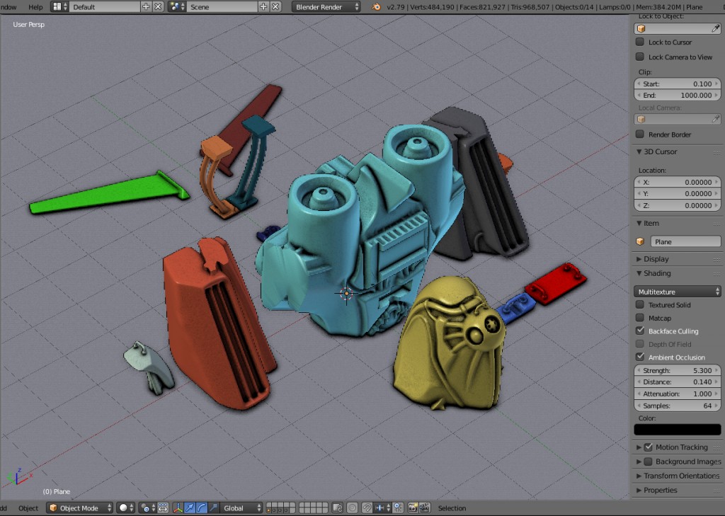 Intergalactic Spaceship 3d-printable preview image 2