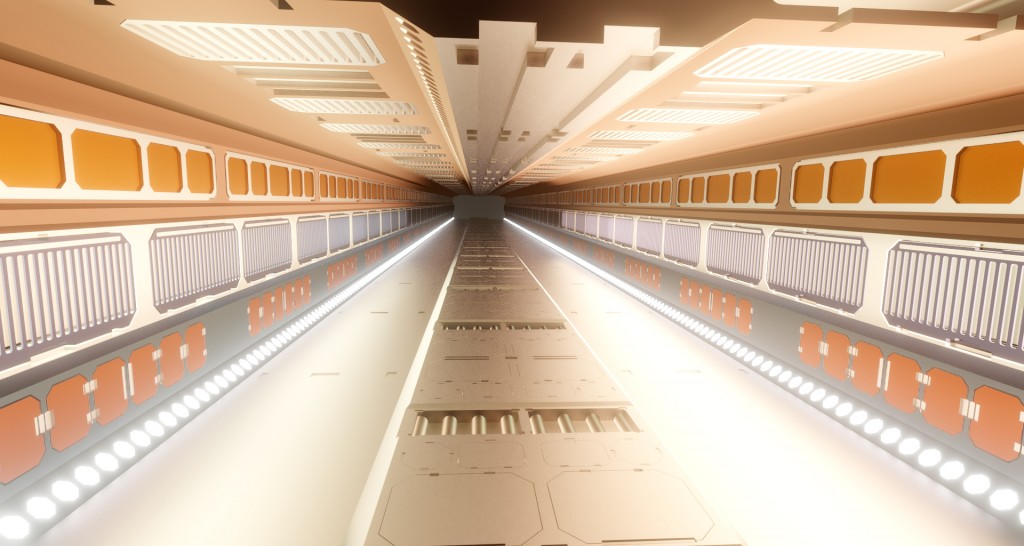 HARD SURFACE SPACE SHIP WALL preview image 5