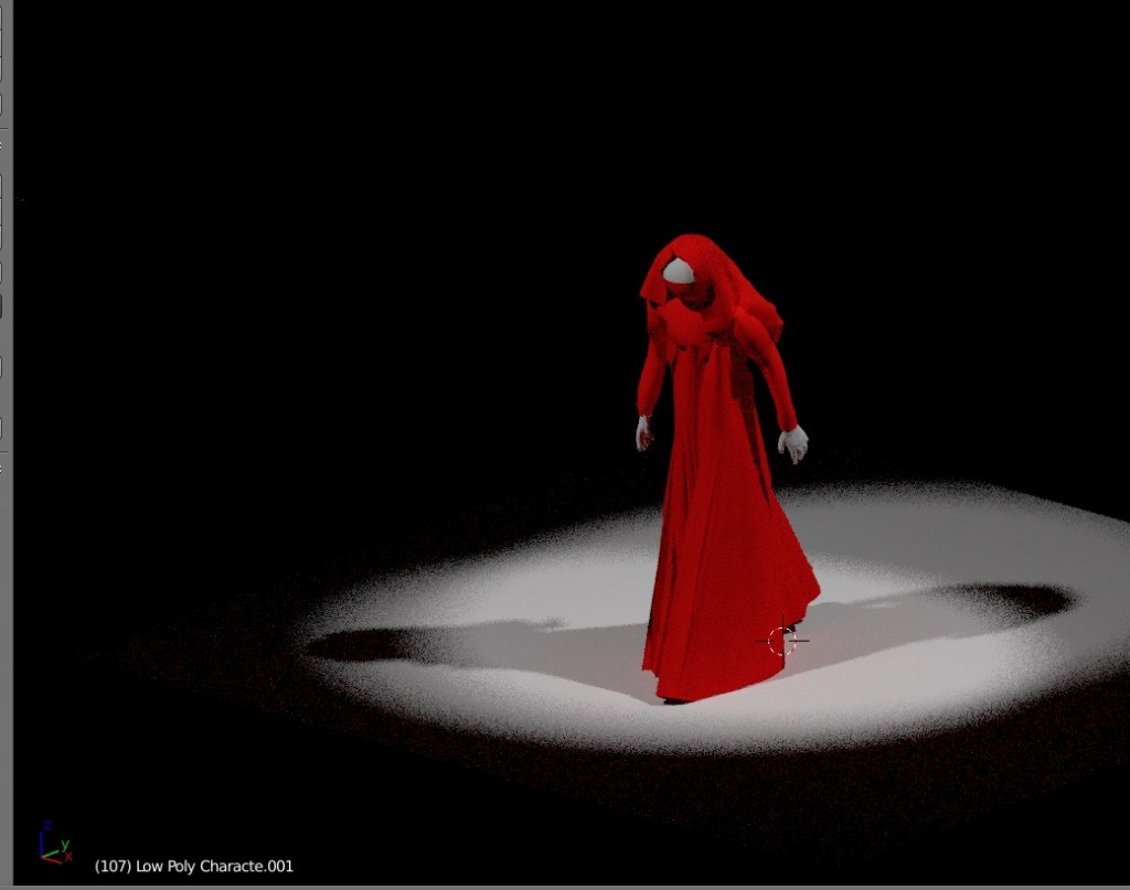 Hijab Woman walking rigged preview image 2