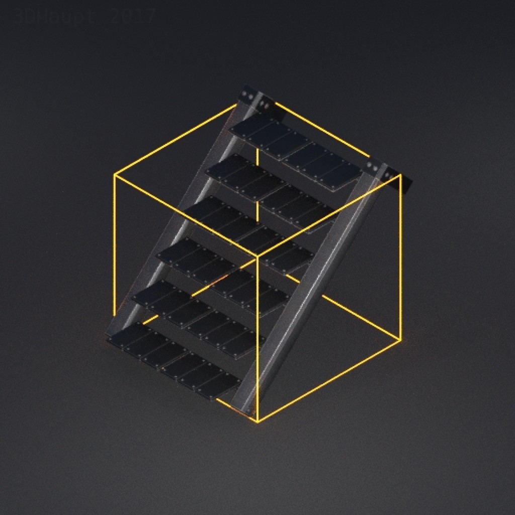 Modular Sci-Fi Stairs (Basic Version) preview image 6