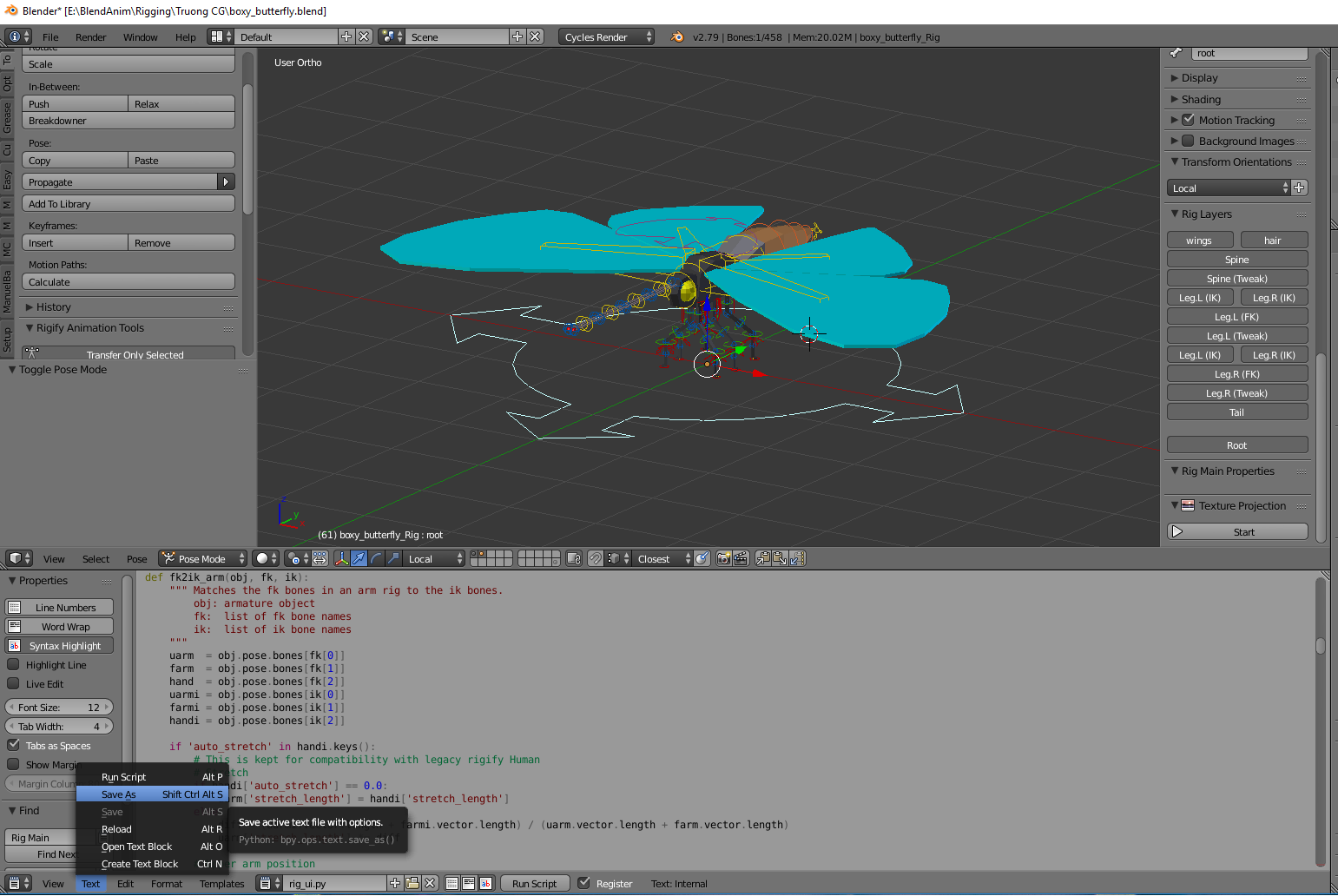 Boxy Butterfly Rig preview image 2