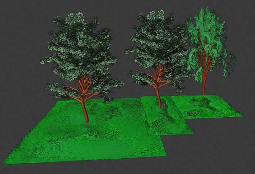 Tree with grass preview image 1