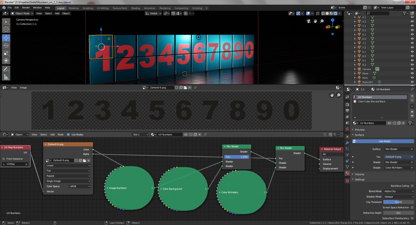 Numbers split on 2 Blocks preview image 2