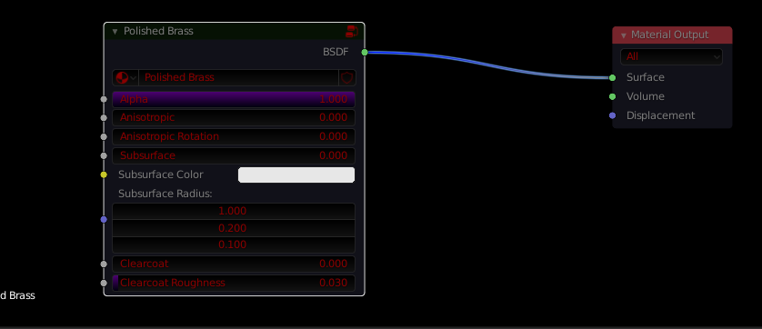 Polished Brass PBR Material preview image 2