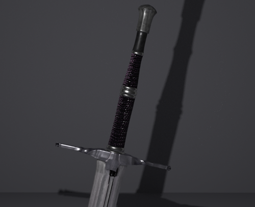 Steel witcher sword preview image