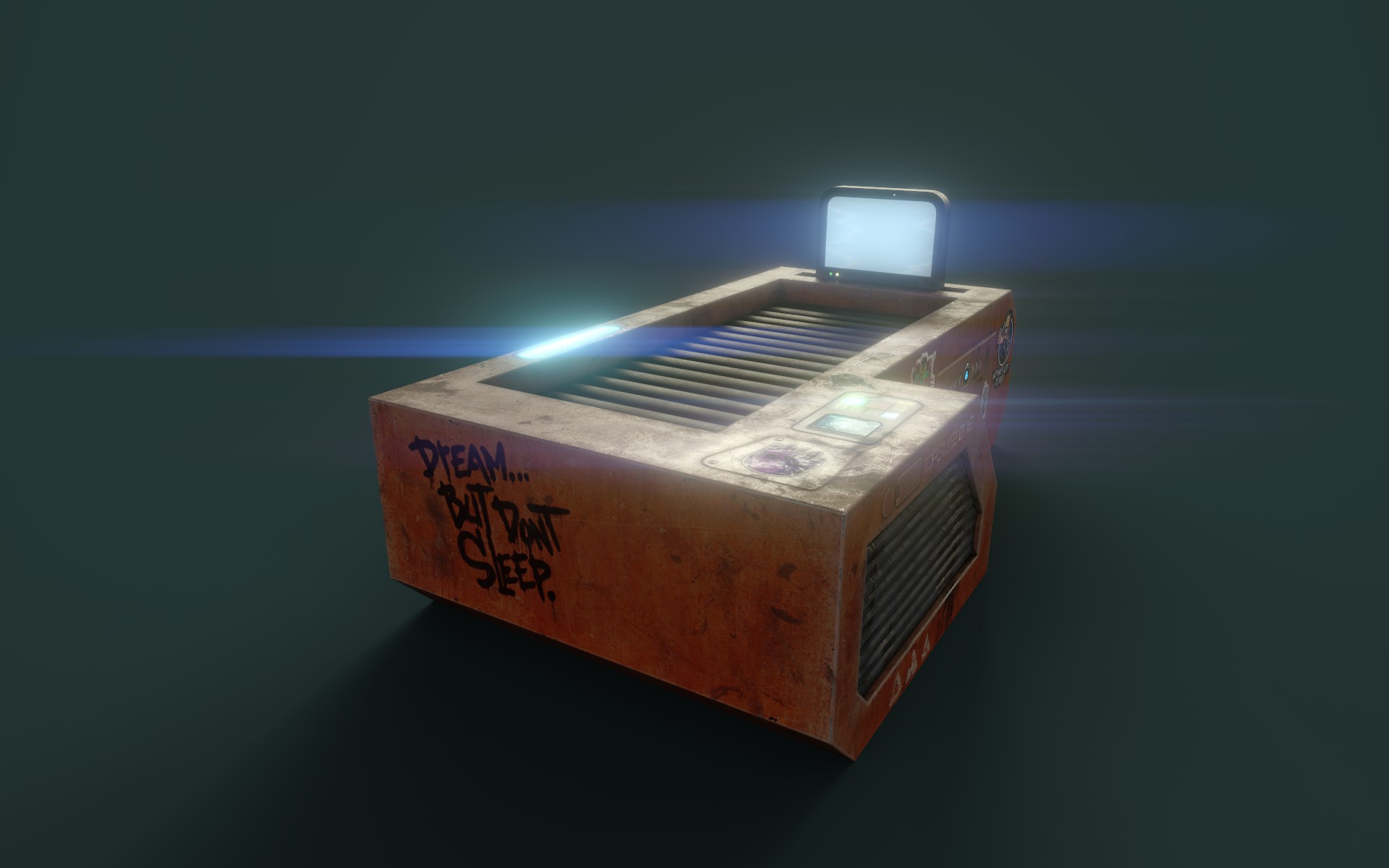 Cyberpunk Sleeping Unit preview image 3