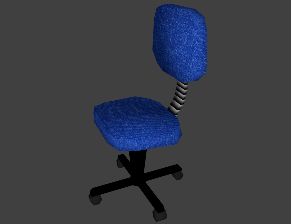 CADEIRA DE PC LOW POLY preview image 1