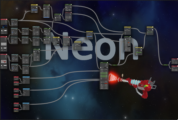Compositor nodes Retro-Ray preview image 1
