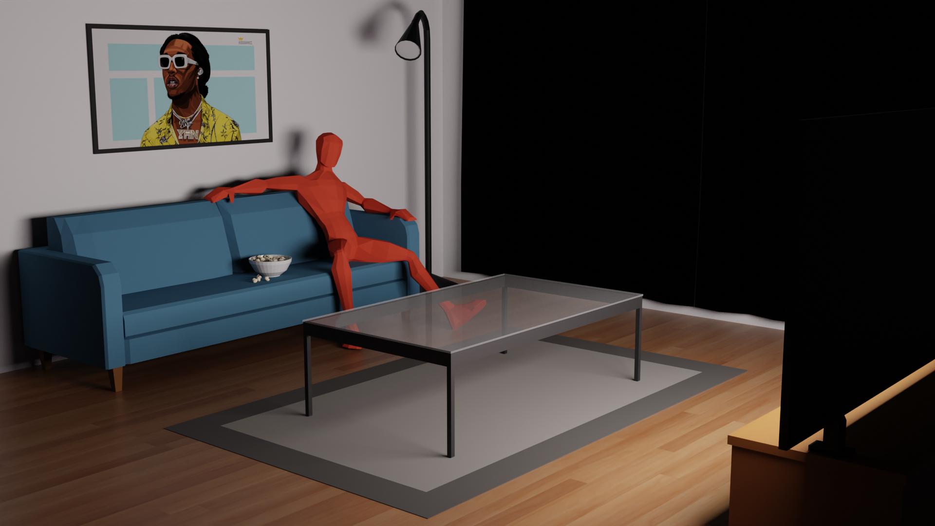 Low Poly Interior preview image 4