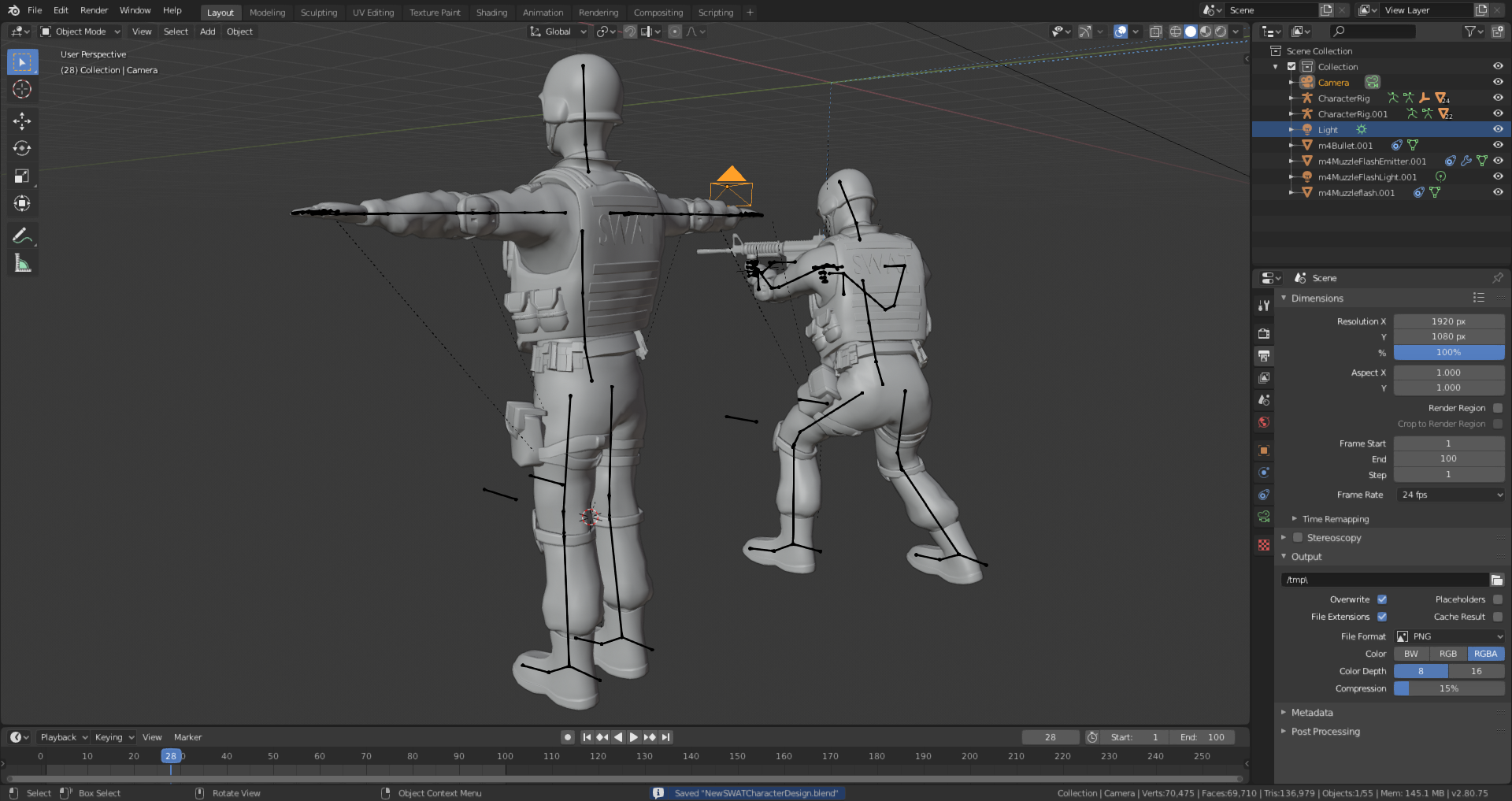 Rigged SWAT Officer preview image 2