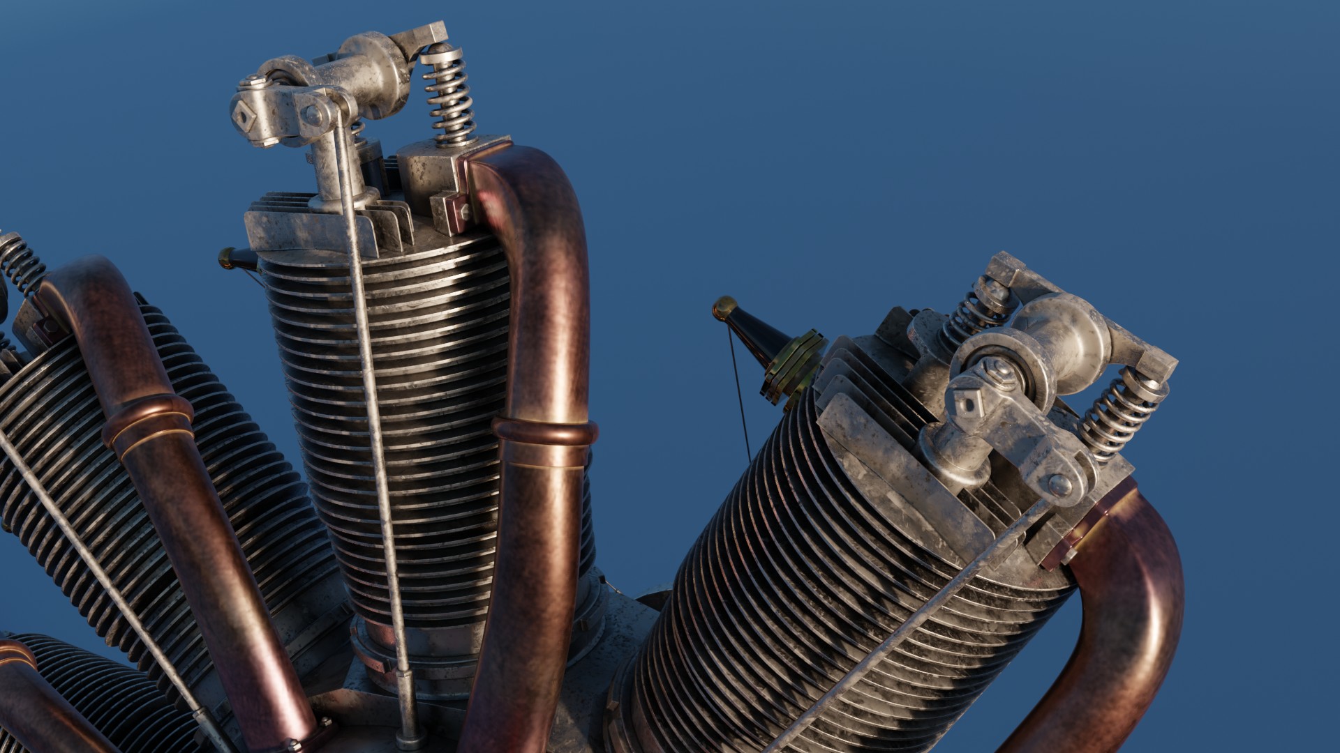 Le Rhone 9C rotary engine preview image 5