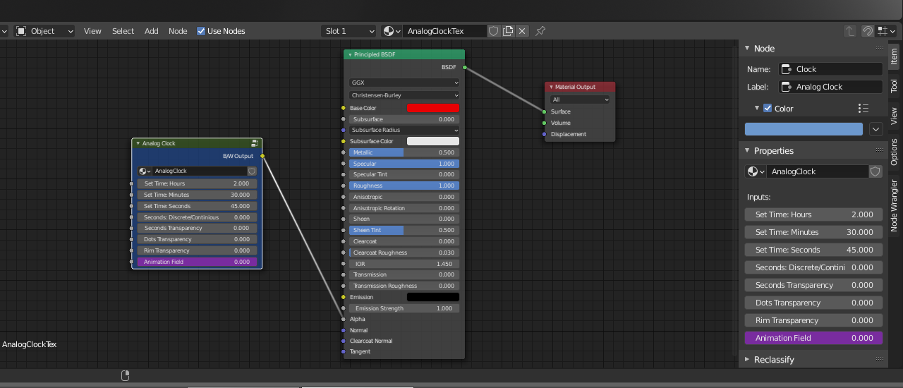 Analog Clock Shader (Animated) preview image 2