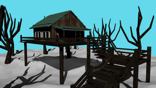 Winter cabin  preview image