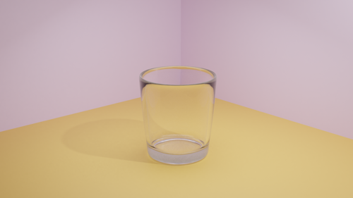 Realistic glass preview image