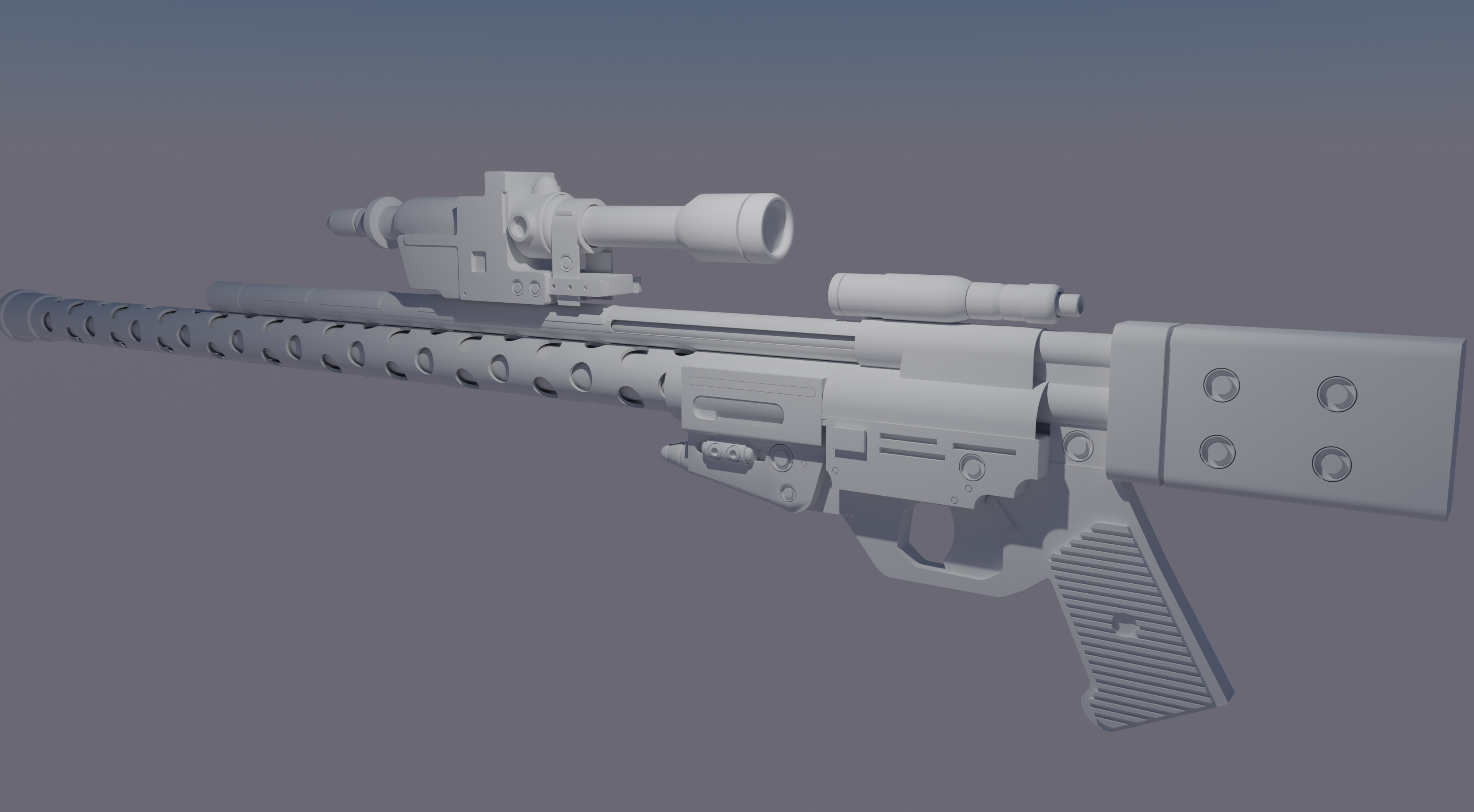 ig-88 STAR wars robot and DLT20A gun preview image 2