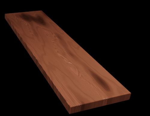 Another procedural wood shader preview image