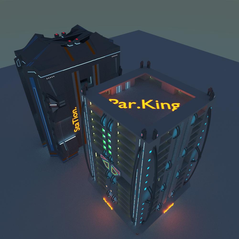 Scifi Building 49 and 50 preview image 2