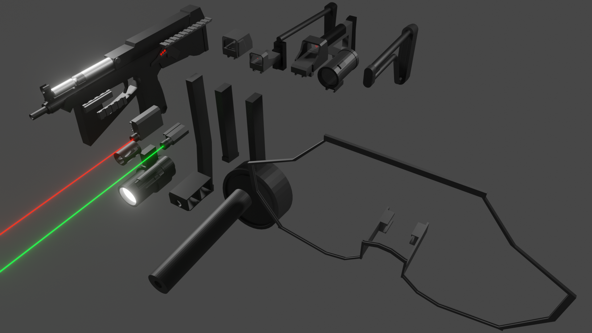 Custom PP2000 (Low Poly) preview image 11