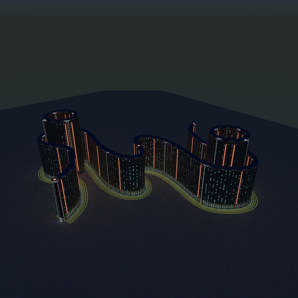 SciFi Building 45 Snake preview image 2