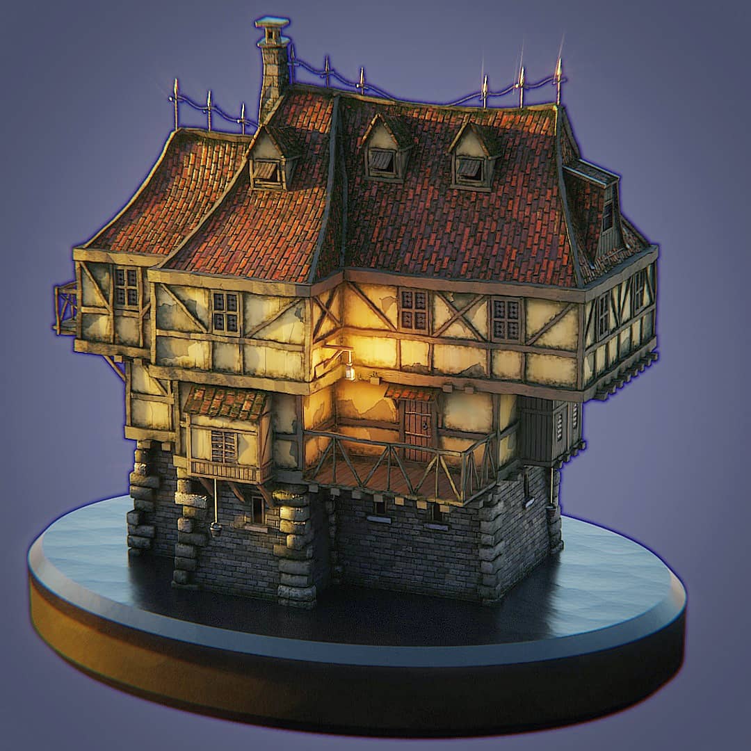 Medieval House 006 - Residential House preview image 5