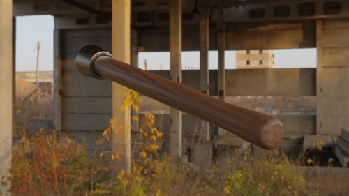 Trench Club with procedural wood (and metal) shader  preview image
