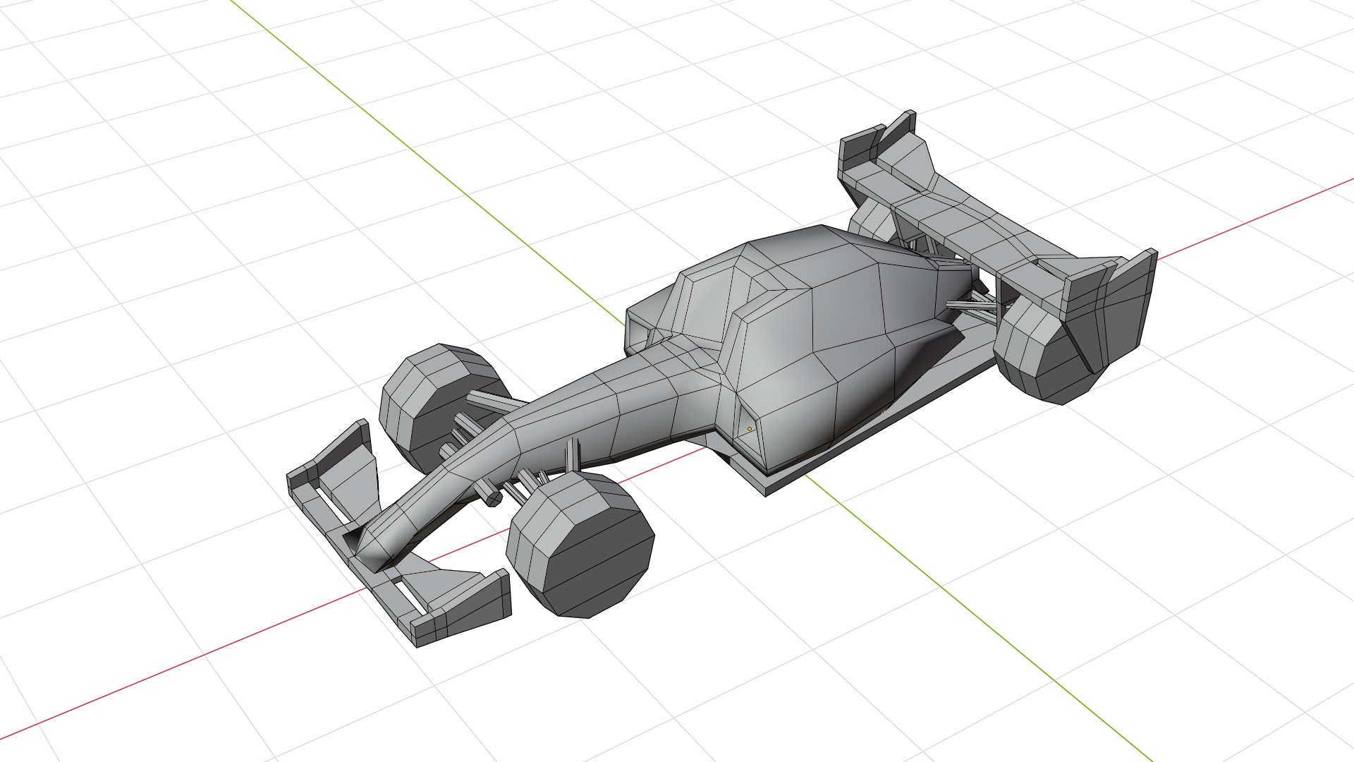 low poly car preview image 2