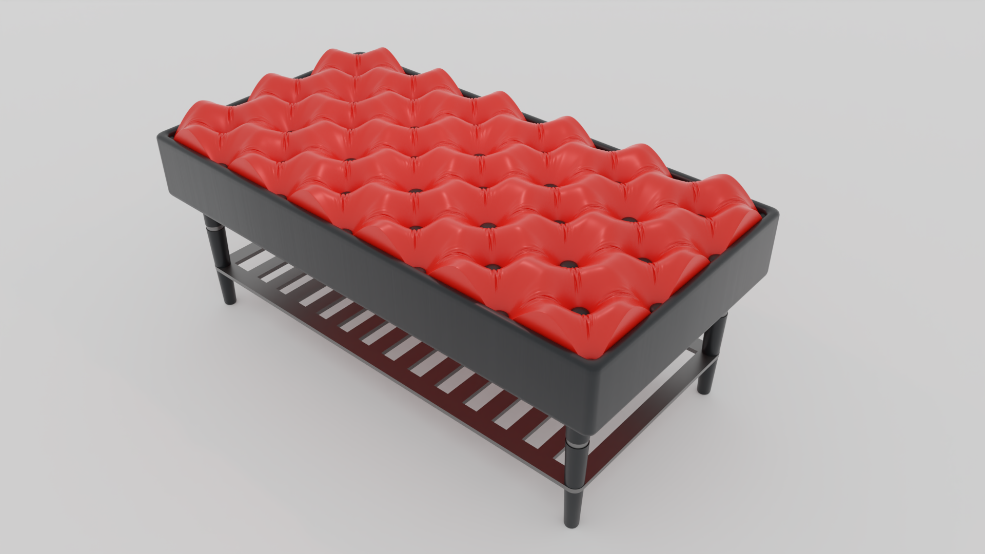 Tabouret with buttons preview image 1