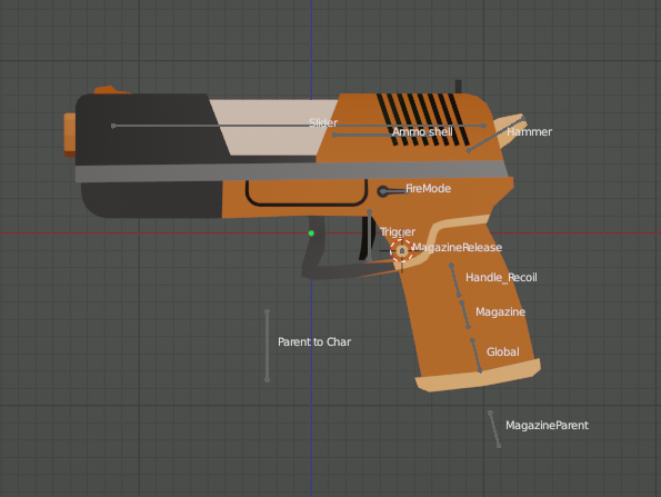 Low Poly Gun (pew pew machine) preview image 3