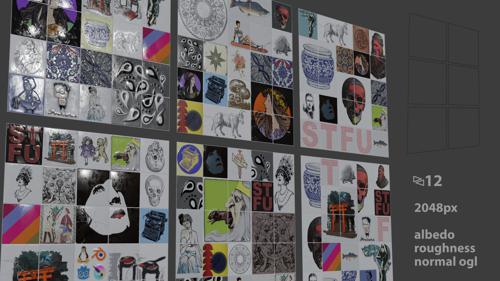 kitchen backsplash tiles collection. prebaked tiles preview image