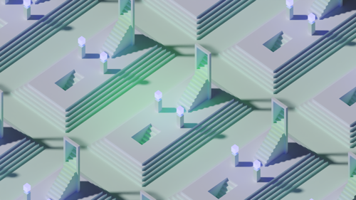 Non-Euclidian space PoC preview image