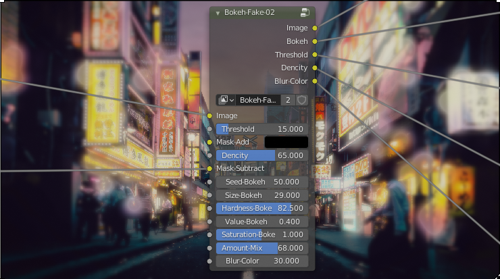 Compositor Node 3dbb procedural Bokeh-Fake-02 preview image