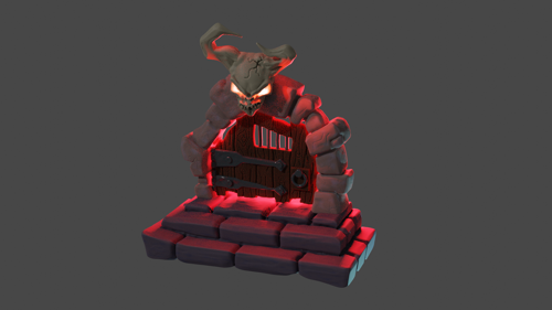 Nate's twist on Grant Abbit's Dungeon Door tutorial preview image