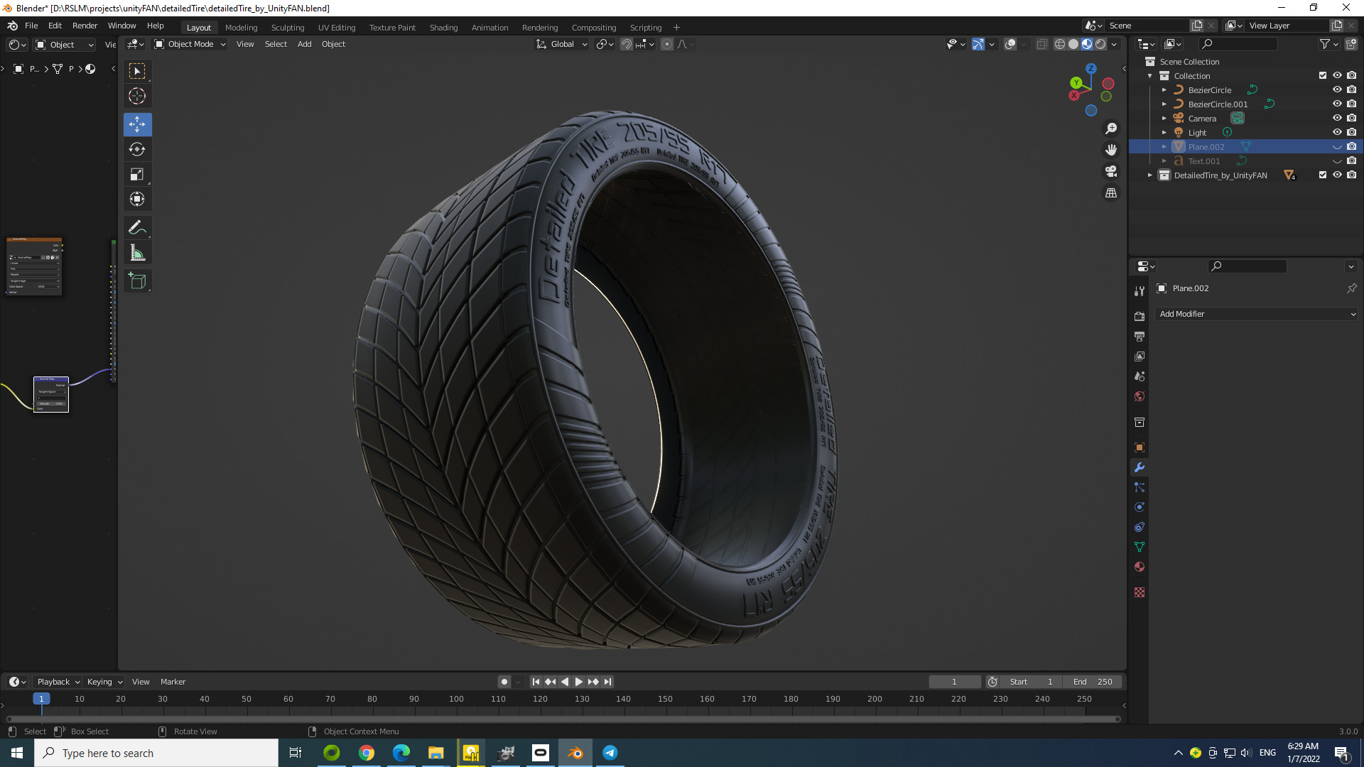 Detailed Tire preview image 2