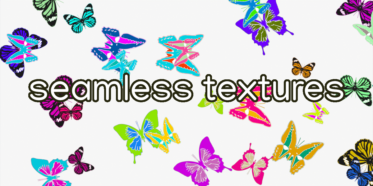 Semi-procedural Butterflies texture preview image 5