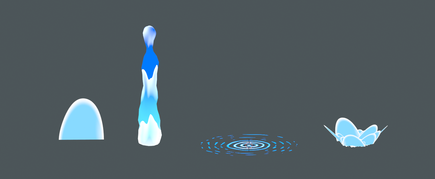 Procedural stylized waterfall preview image 2