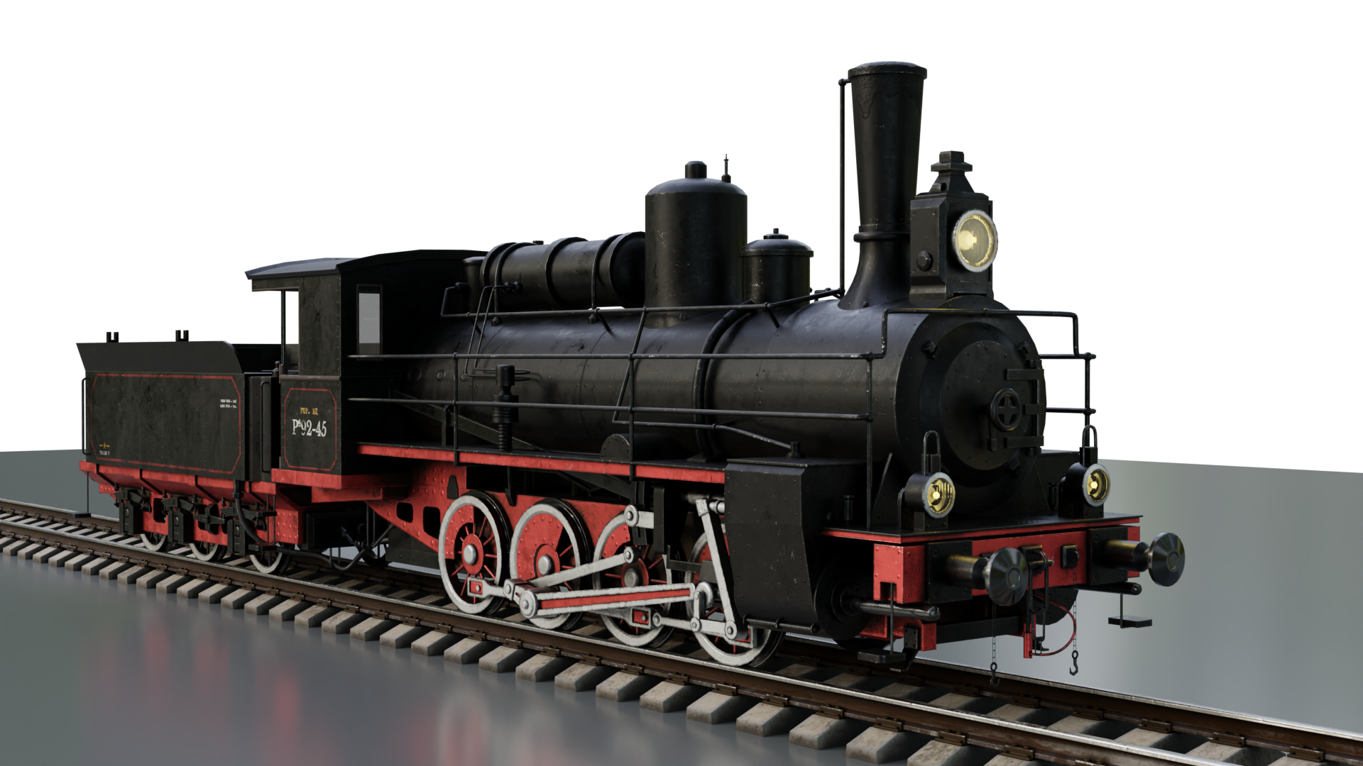 Train in winter mountains preview image 2