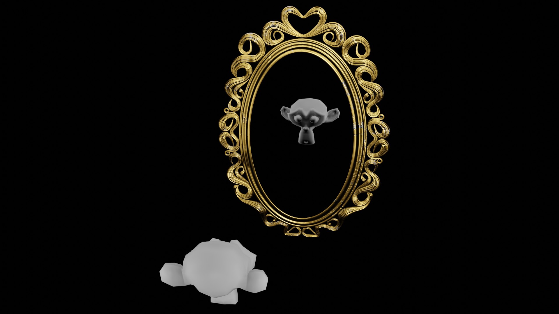 Decorated mirror preview image 1