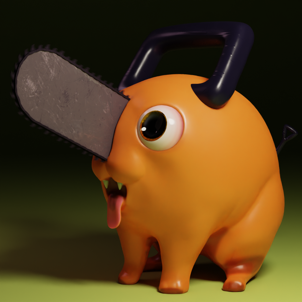 Pochita 3D Sculpt (FAN ART) preview image 2