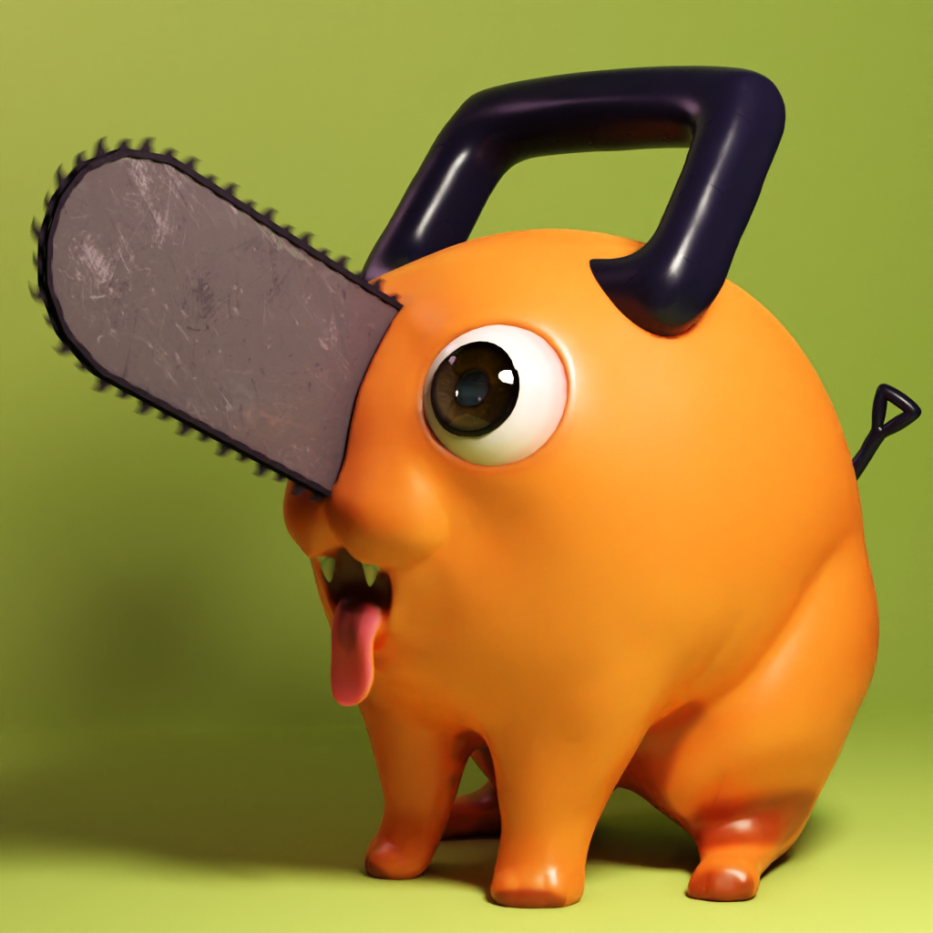 Pochita 3D Sculpt (FAN ART) preview image 4