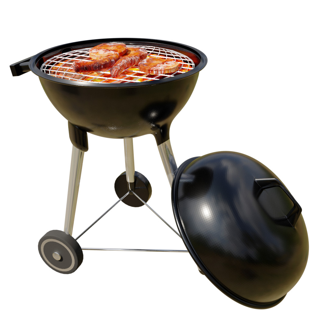 Barbecue with Sausage and burger preview image 1