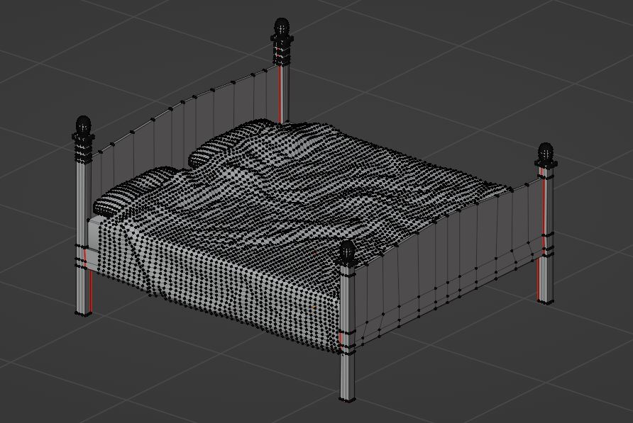 Wooden bed preview image 7