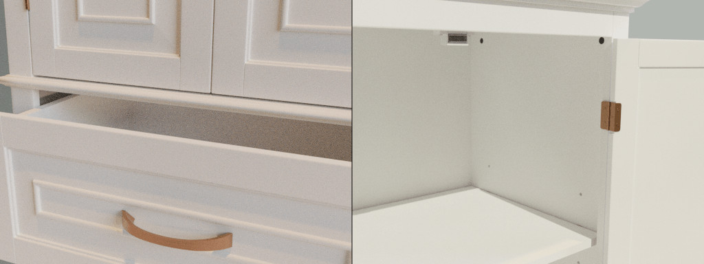 Grayleigh Arapahoe Tower Cabinet with Two Drawers preview image 2