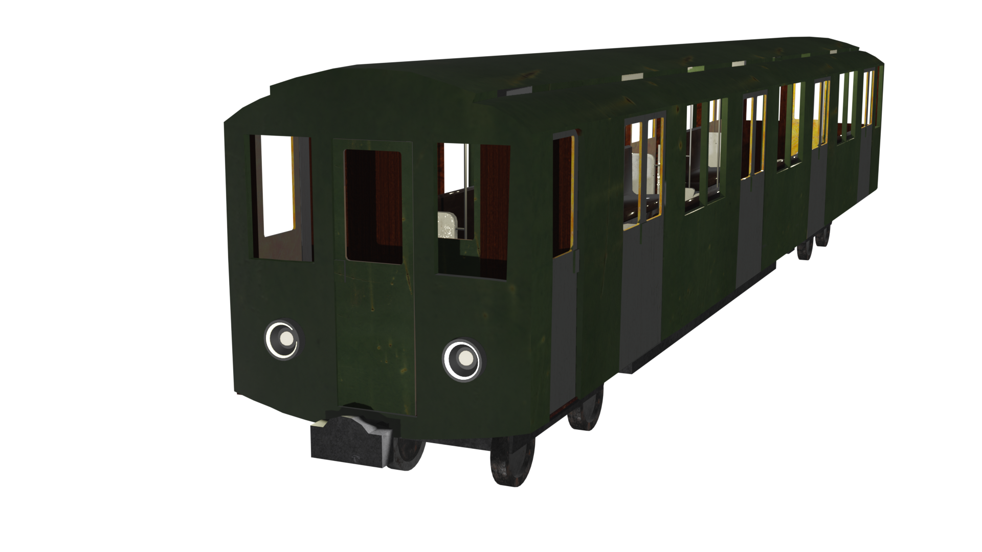 Old soviet subway train (Blender 4.2) preview image 1