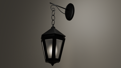 wall hang Iron lamp  preview image