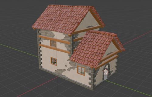 abandoned medievil house preview image